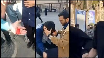  دو دستگی دانشجویان در دانشگاه شریف؛ تجمع در دانشگاه به خشونت کشیده شد/ ویدئو