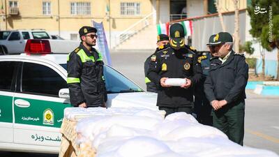  عکس/ کشف یک تن مخدر شیشه در یزد