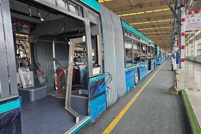  روند آماده‌سازی متروباس‌های تمام‌برقی در چین برای ایران