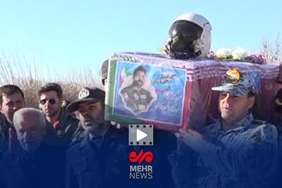  تشییع شهید سرتیپ دوم خلبان «مهدی فیروزمند» در تبریز