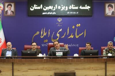  سند اجرایی اربعین ۱۴۰۵ در استان ایلام تدوین می شود