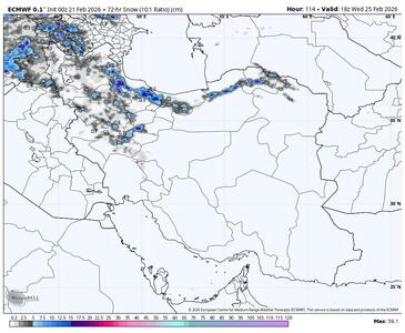  ثبت کمینه دمای تاریخی ۱۰ درجه در تهران