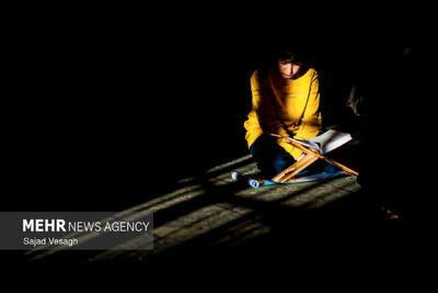  مراسم جزءخوانی قرآن کریم در همدان