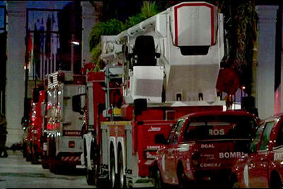  ۶ آتش‌نشان در اثر سقوط کامیون آتش‌نشانی از صخره در مرکز چین کشته شدند