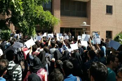  درگیری بین دانشجویان در دانشگاه شریف و امیرکبیر