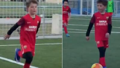  گل زیبای انفرادی پسر وویچک شزنی برای تیم آکادمی بارسلونا - پارس فوتبال