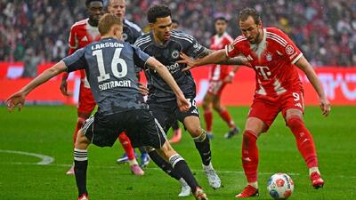  بایرن مونیخ ۳ - ۲ آینتراخت فرانکفورت/ پیشتازی باواریایی‌ها به سوی قهرمانی - پارس فوتبال