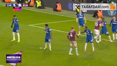  گل تساوی‌بخش زیان فلمینگ به چلسی در دقیقه 3+90 (چلسی 1-1 برنلی) - پارس فوتبال