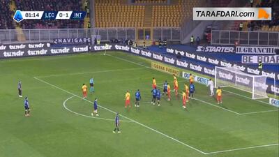  گل مانوئل آکانجی به لچه (لچه 0-1 اینتر) - پارس فوتبال