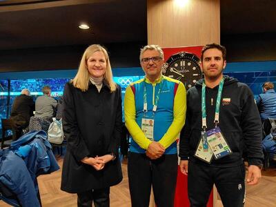  دیدار رئیس فدراسیون اسکی با رئیس کمیته بین‌المللی المپیک - پارس فوتبال