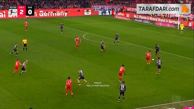  گل دوم و زیبای هری کین به آینتراخت فرانکفورت (بایرن مونیخ 3-0 آینتراخت فرانکفورت) - پارس فوتبال