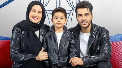  خلاقیت خنده دار شهرداری تهران برای تبلیغ فرزندآوری با نصب بنر گلوریا هاردی و ساعد سهیلی