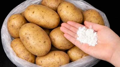  ترفندهای ساده برای نگهداری سیب زمینی تا 6 ماه بدون جوانه زدن / فیلم