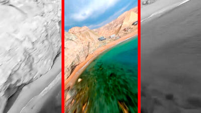  فیلم نمای هوایی از کوشکنار الپی هرمزگان