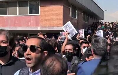  تصاویری واضح از خشونت دانشجونما‌ها در دانشگاه شریف