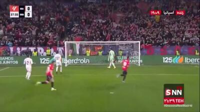  گل‌ اول اوساسونا به رئال مادرید توسط آنته بودیمیر در دقیقه 38