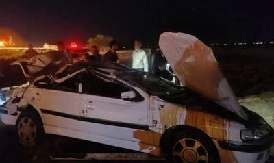  برخورد پژو پارس و ۴۰۵ در محور خورموج به کنگان ۴ مصدوم بر جای گذاشت