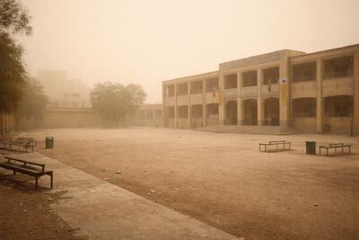  مدارس شیفت ظهر زابل به دلیل گرد و غبار تعطیل شد