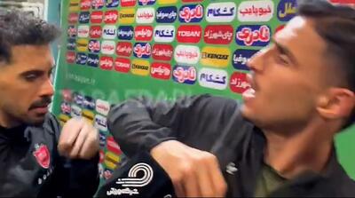  درگیری علی علیپور با خبرنگاران پس از شکست پرسپولیس