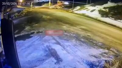  لحظات پرواز خودروی دنا و سقوط به دره‌ در جاده چالوس