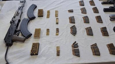  کشف گسترده سلاح‌های‌جنگی غیرمجاز در مرزها