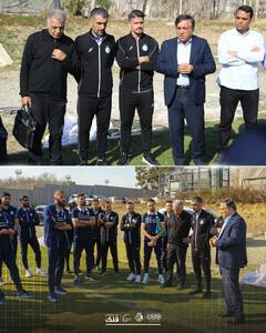  دلیل حضور سرزده تاجرنیا در تمرین استقلال