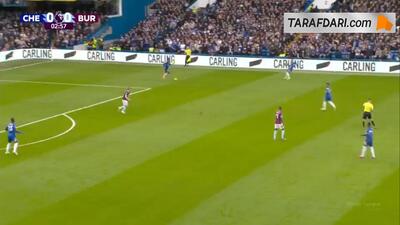  گل ژائو پدرو به برنلی (چلسی 1-0 برنلی)