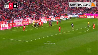  گل هری کین به آینتراخت فرانکفورت (بایرن مونیخ 2-0 آینتراخت فرانکفورت)