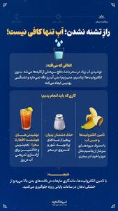  رازِ تشنه نشدن؛ آبِ تنها کافی نیست!