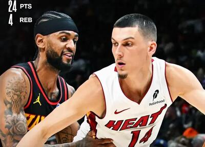  شلیک ۳ امتیازی هیرو به قلب آتلانتا جلیقه مخصوص!