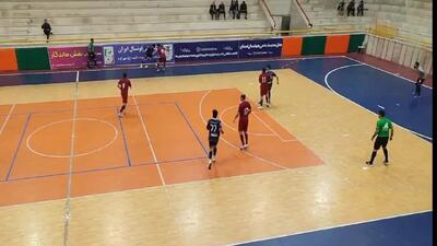  برد تیم فوتسال کک طبس مقابل چادرملو اردکان
