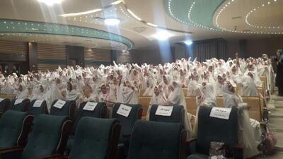  مراسم جشن تکلیف دختران پایه سوم دختران شیرازی در ماه مبارک رمضان + عکس