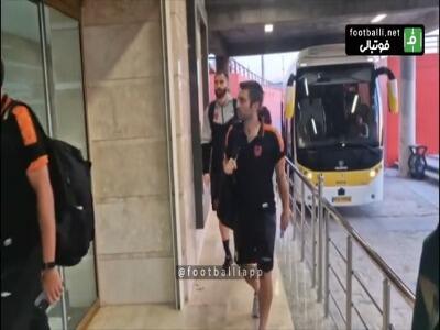  ورود بازیکنان مس رفسنجان و استقلال به ورزشگاه