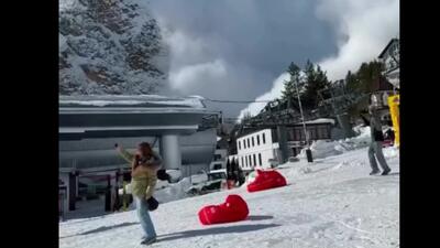  وقوع بهمن در منطقه البروس روسیه