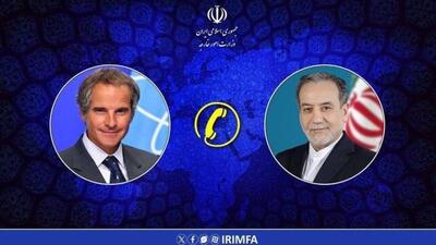  تماس تلفنی گروسی و عراقچی