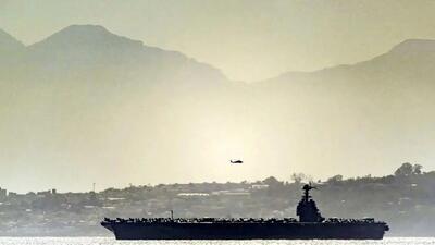  جاسوسی زیردریایی روسی از ناو جرالد فورد آمریکا