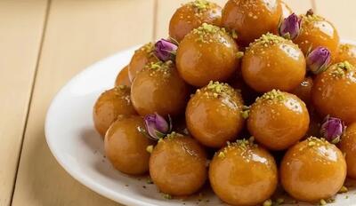  طرز تهیه لقمه عربی خانگی | لگیمات طلایی و خوشمزه