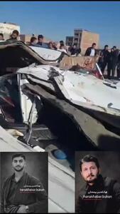  برخورد مرگبار پژو پارس با تیر چراغ‌برق در میاندوآب؛ فیلم حادثه منتشر شد