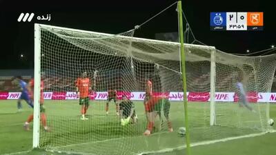  گل مرود استقلال مقابل مس رفسنجان + ویدئو