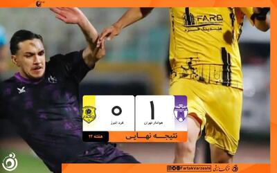  پیروزی خانگی هوادار/ شاگردان صفایی فرد دست خالی به کرج برگشتند
