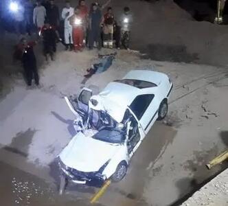  یک کودک در سانحه رانندگی جاده اهواز- خرمشهر مفقود شد