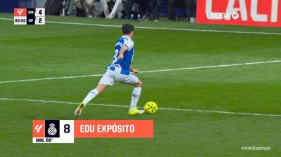  گل دوم اسپانیول به اتلتیکو مادرید (ادو اکسپوزیتو)