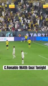  ویدئو: رونالدو با گل ۹۶۴ به مرز جاودانگی رسید