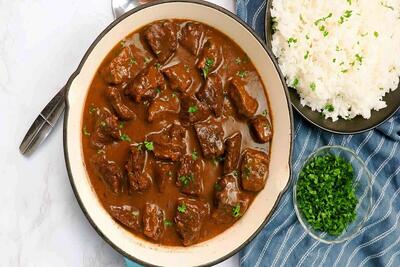  آموزش آشپزی / طرز تهیه چلو گوشت گوساله مجلسی با همه ترفندها