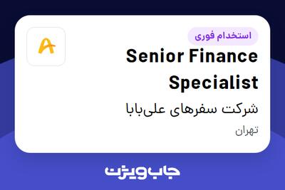  استخدام Senior Finance Specialist در شرکت سفرهای علی‌بابا