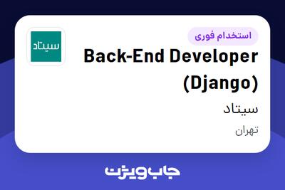  استخدام Back-End Developer (Django) در سیتاد
