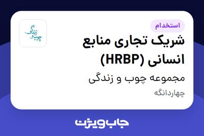  استخدام شریک تجاری منابع انسانی (HRBP) در مجموعه چوب و زندگی