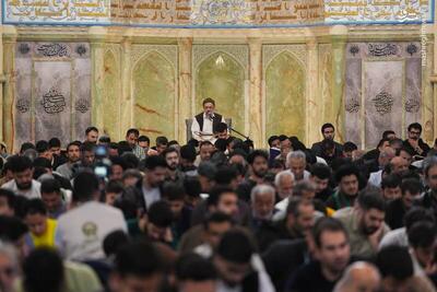  عکس/ شب چهارم مناجات خوانی ماه مهمانی خدا در حرم رضوی