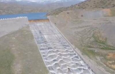  فیلم/ سد گاران مریوان سرریز کرد