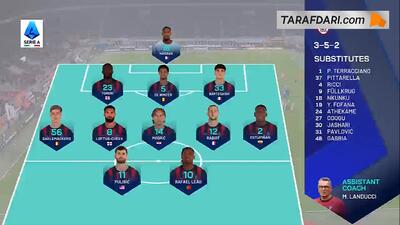  خلاصه بازی میلان 0-1 پارما (سری آ - 26-2025) - پارس فوتبال